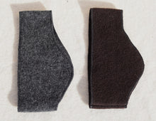 Load image into Gallery viewer, Felted headbands in single colours with long ear covers