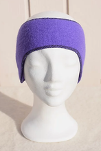 Load image into Gallery viewer, Felted headbands in single colours with long ear covers
