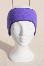 Load image into Gallery viewer, Felted headbands in single colours with long ear covers