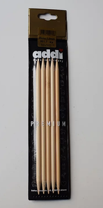 Bamboo knitting needles (20cm/6,0-7,0mm)